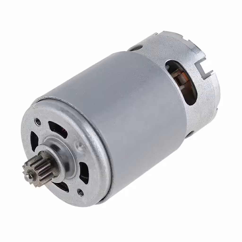 Motor Atornillador RS550 18V–21V DC con 12 dientes – 28.000RPM, Torque 1Nm