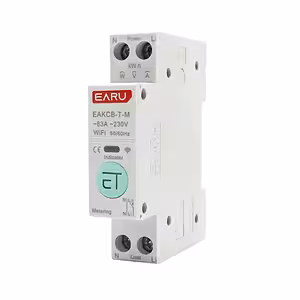 Contador Eléctrico Monofásico WiFi con Protección Sobretensión y Monitor de Consumo