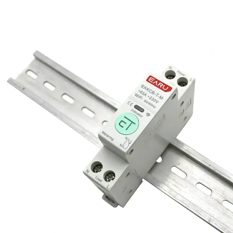 WiFi ηλεκτρικός μετρητής εγκατεστημένος σε DIN ράγα πίνακα