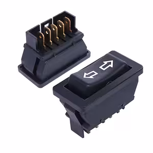Interruptor 3 Posiciones DPDT para Inversión Polaridad Motor DC 12V/24V 20A