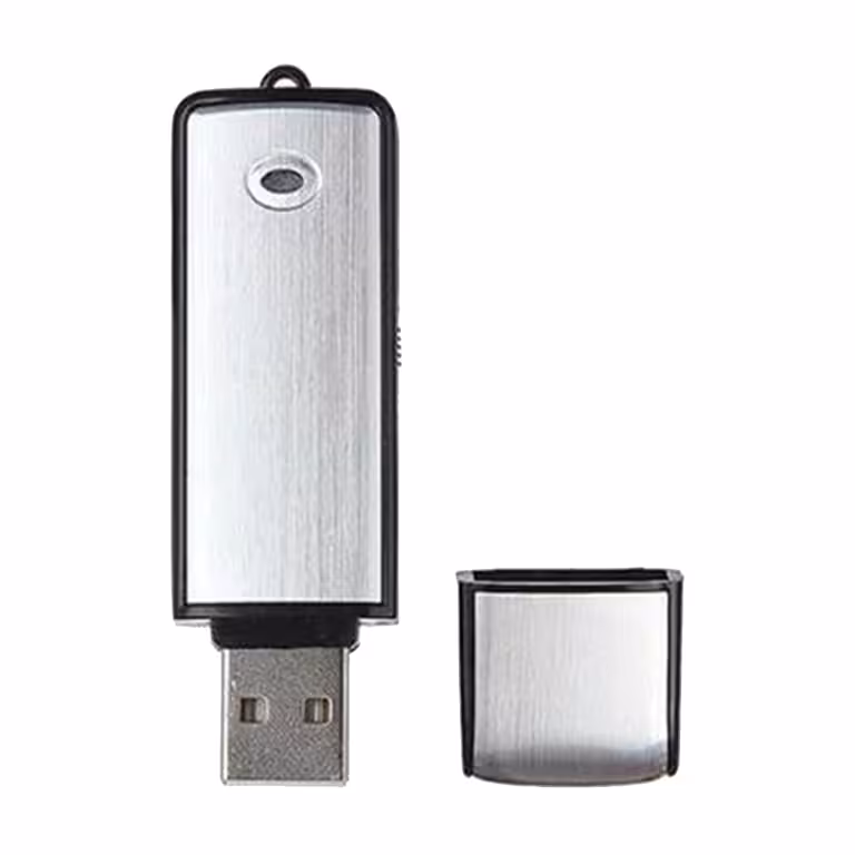 Stick USB / Grabadora de Audio Digital 16GB con Micrófono Sensible y Batería Recargable – 160 Horas de Grabación