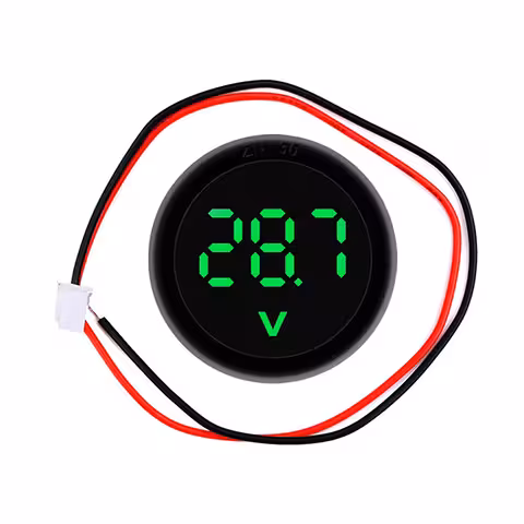 Voltímetro Digital 12V para Baterías Auto – Medición Precisa Corriente Continua 4-100V DC