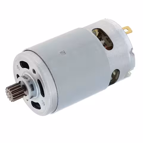 Motor DC RS-550VC 9V-12V 12 dientes – Ideal para Taladros Eléctricos, Destornilladores, RC y Proyectos DIY