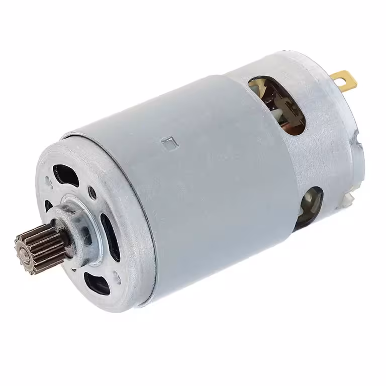 Motor DC RS-550VC 9V-12V 12 dientes – Ideal para Taladros Eléctricos, Destornilladores, RC y Proyectos DIY