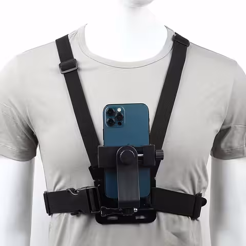 Soporte Arnés Pecho para Teléfono y Cámara GoPro – Sistema Ajustable Chest Mount