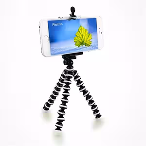 Trípode Flexible con Soporte Universal para Teléfono, Cámara y Video – Ideal iPhone, Samsung, DSLR
