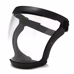 Máscara Protección Facial con Visera Transparente y Filtro Polvo PM2.5 – Ideal para Desbrozadora, Pintura, Pulverización de Árboles