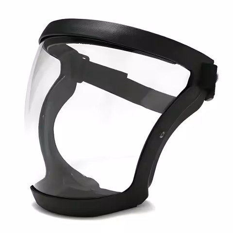 Máscara Protección Facial con Visera Transparente y Filtro Polvo PM2.5 – Ideal para Desbrozadora, Pintura, Pulverización de Árboles