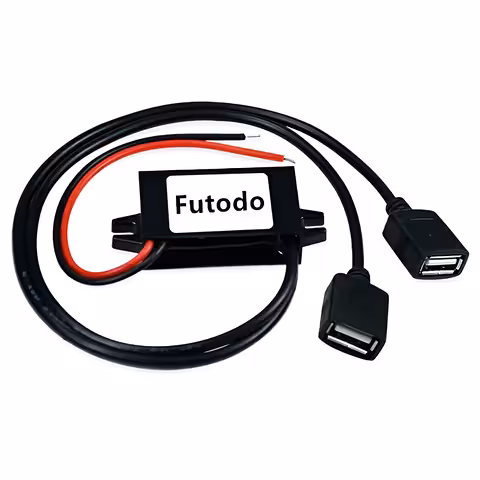 Módulo Reductor de Voltaje 12V 24V 36V 48V a 5V 3A – Step Down Converter con USB para Cámara Auto, Teléfono, Sistema Solar