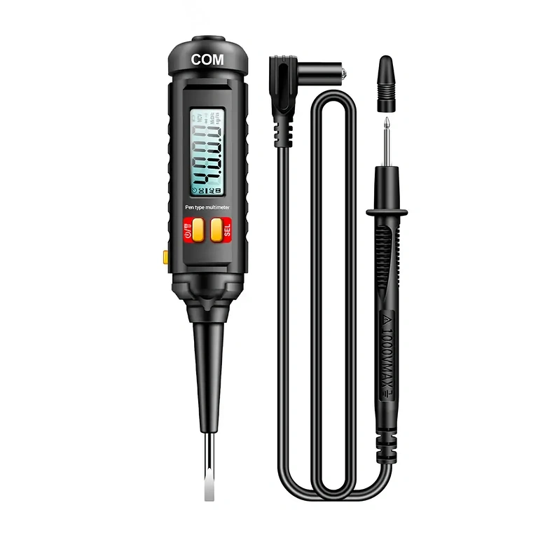 Δοκιμαστικό τάσης χρησιμοποιημένο σε μπαταρία αυτοκινήτου 12V