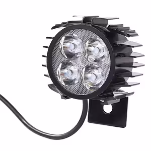 Faro LED con Claxon Integrado para Scooter y Bicicleta Eléctrica – 12V-72V Potente y Duradero