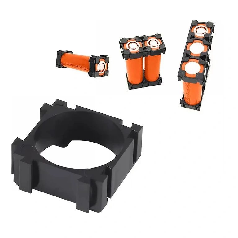 Κοντινή λεπτομέρεια αρθρωτής βάσης για κυψέλη 18650