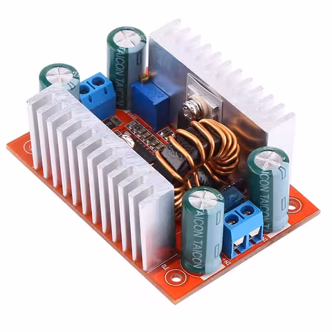 Módulo Step-up Boost DC-DC 400W 15A – Elevador de Voltaje 8,5V-50V a 10V-60V
