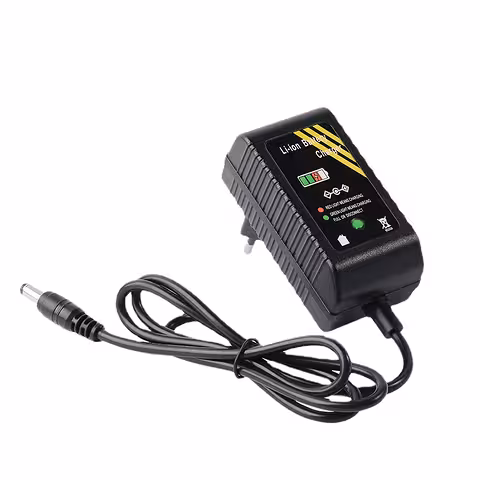 Cargador Li-Ion 16,8V 2A para batería 14,4V – rápido, para taladro, aspiradora y atornillador eléctrico