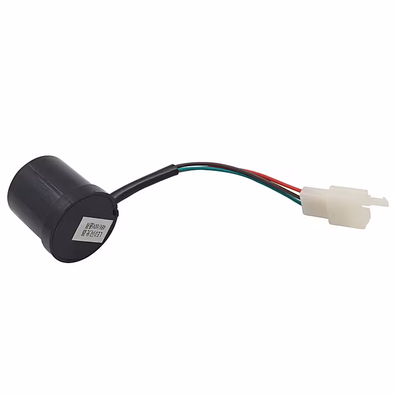 Relé de señalización 48V-60V para scooter eléctrico, 3 pines LED