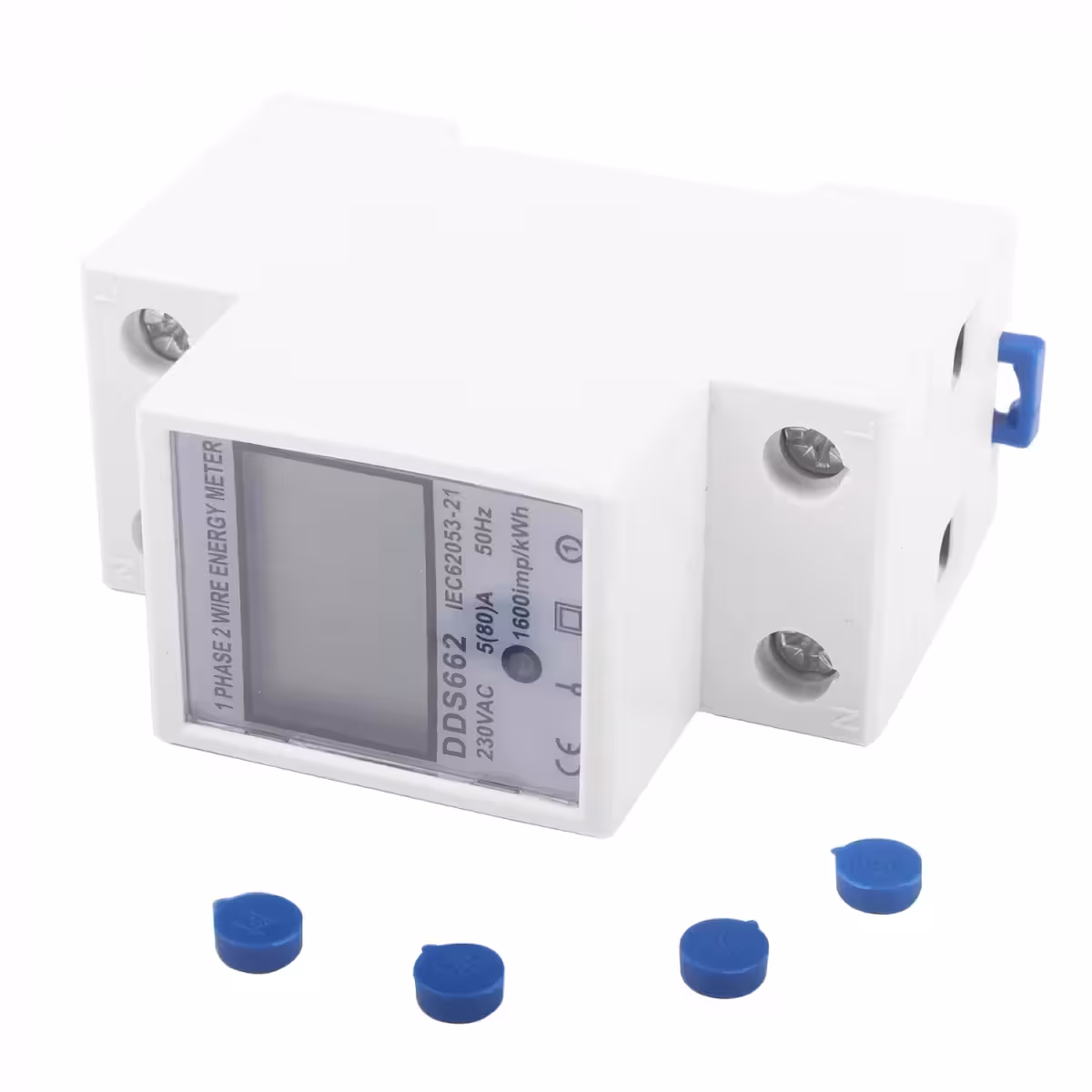 Ηλεκτρικός μετρητής με LED παλμού για κάθε kWh κατανάλωσης