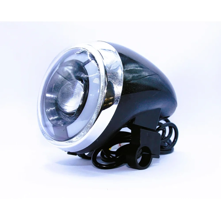 Vista lateral del faro LED para scooter Citycoco 60V