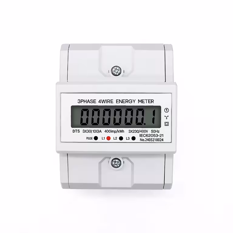 Contador Trifásico Digital de Corriente para Energía Eléctrica 380V – Monitorización Precisa del Consumo