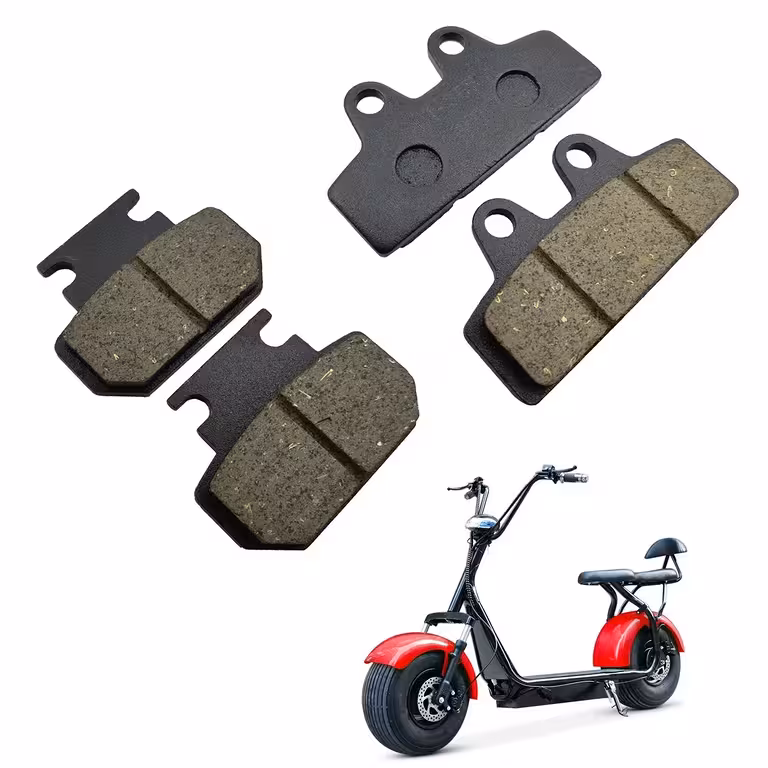 Set de Pastillas de Freno para Scooter Eléctrico Citycoco Harley – Compatible Scooter Chino – Delantero / Trasero