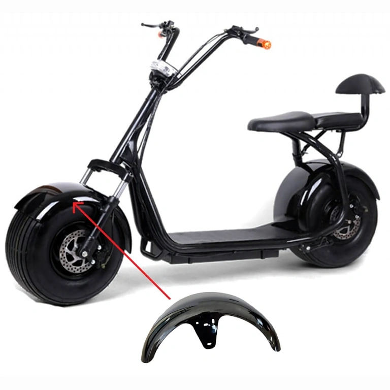 Guardabarros delantero Citycoco – vista superior