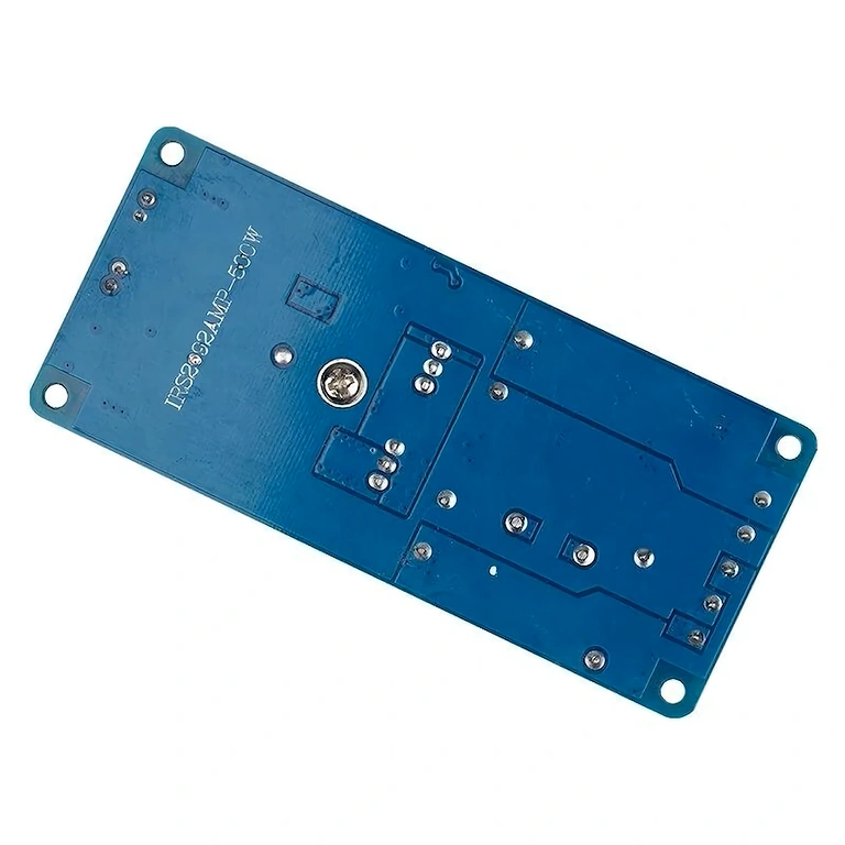 Vista trasera del kit amplificador mono 500W IRS2092