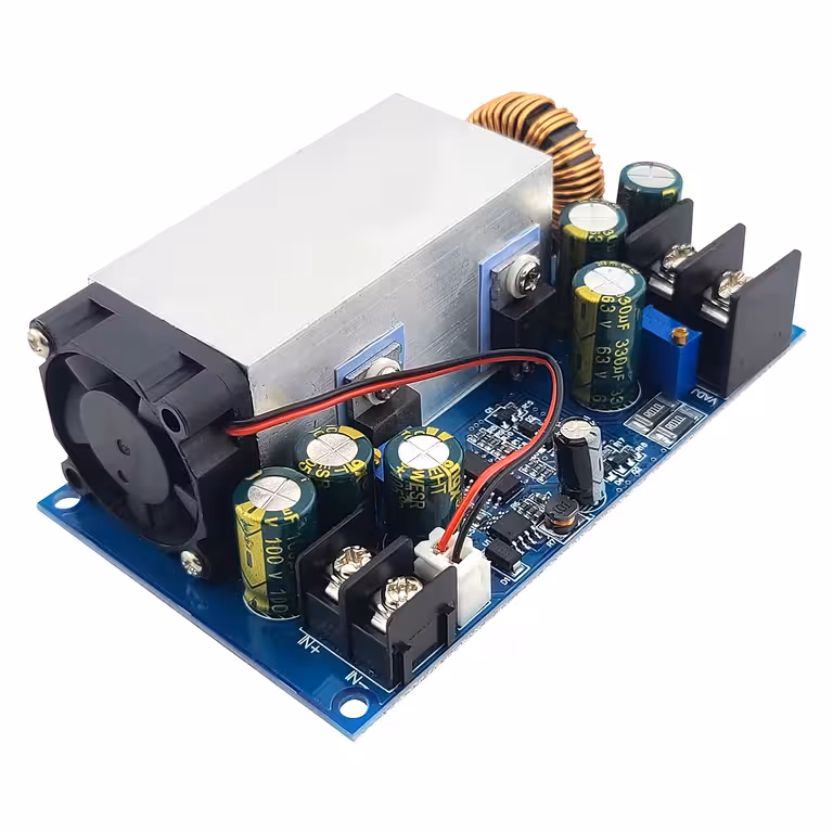 Fuente DC-DC Step-Down 12–75V 25A 600W – Regulador de Voltaje y Corriente CV/CC para Alimentación y Baterías
