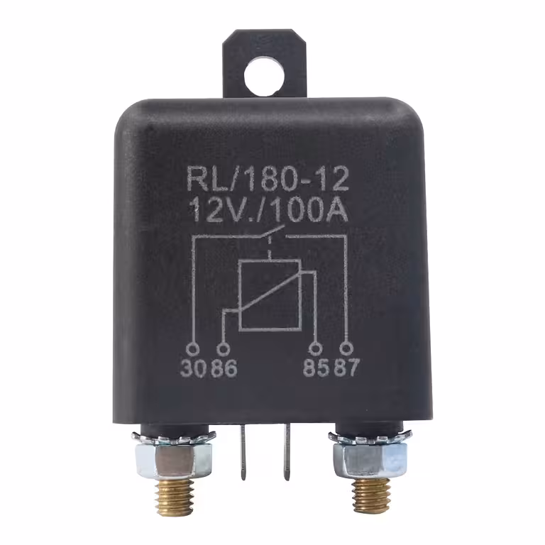 Relé Automóvil 12V 100A – Control de Cargas Grandes, Bombas, Ventiladores y Sistemas de Audio