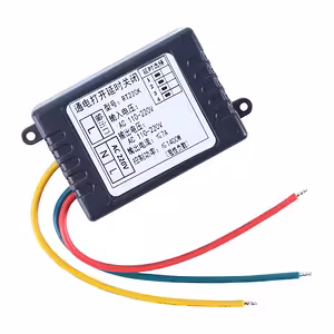 Módulo Relé de Tiempo Mecánico/Analógico 1–480 min – Retardo a Apagado (OFF-delay), AC 220V 7A