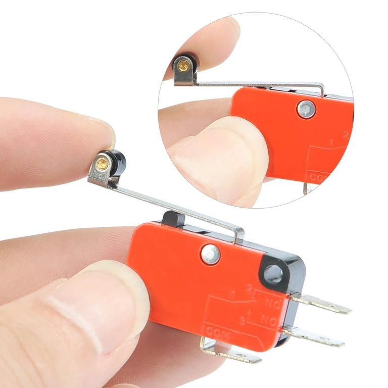 Microinterruptor limitador V-156-1C25 – vista lateral