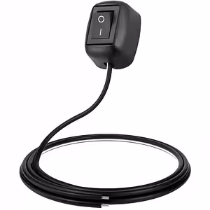 Interruptor auto/moto con cable de 60 cm – vista lateral