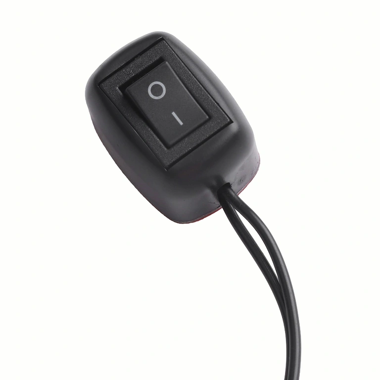 Interruptor ON/OFF con montaje superficial, vista frontal