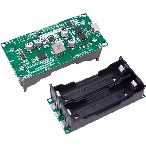 Módulo UPS Mini 5V/12V – Módulo UPS DC con Carga para Baterías 18650