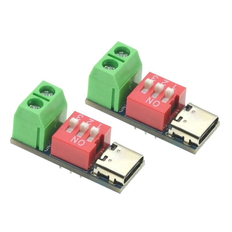 Selección de voltaje 5V–20V mediante DIP