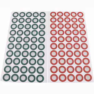 Papel Aislante para Batería Li-Ion 18650 – Set de 100 Unidades (50 Verdes + 50 Rojos)
