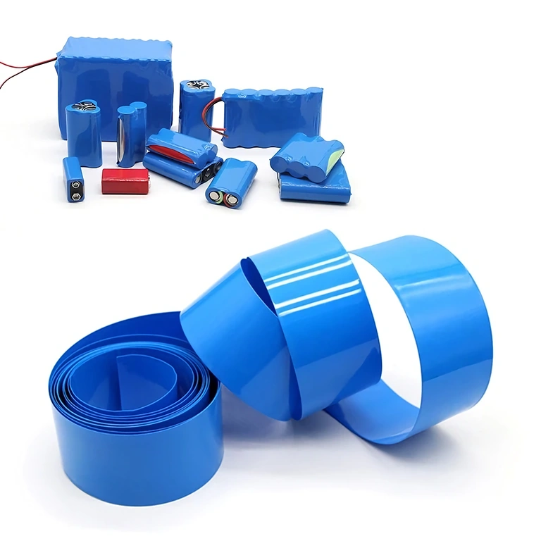 Lámina termorretráctil Cellpack azul para baterías 18650