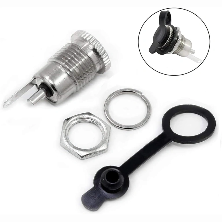 Set de 5 conectores DC 12V 5.5x2.1 mm – empaquetado