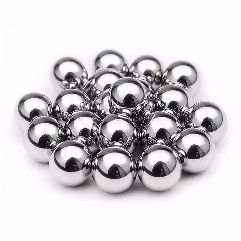 Bolas Metálicas Premium de Acero para Rodamiento – 100% Redondas, Tamaños 6mm, 8mm, 10mm, 12mm