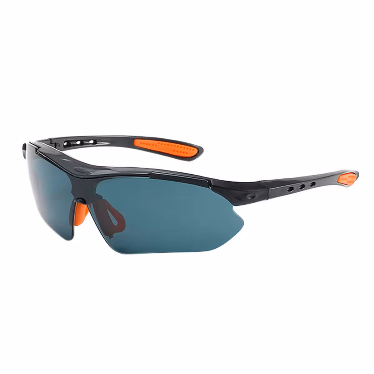 Gafas de running con lente ahumada y diseño envolvente